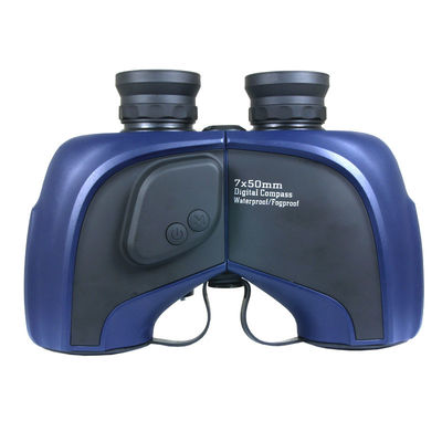 7x binocolo resistente Marine Digital Compass dell'acqua di ingrandimento 7x50